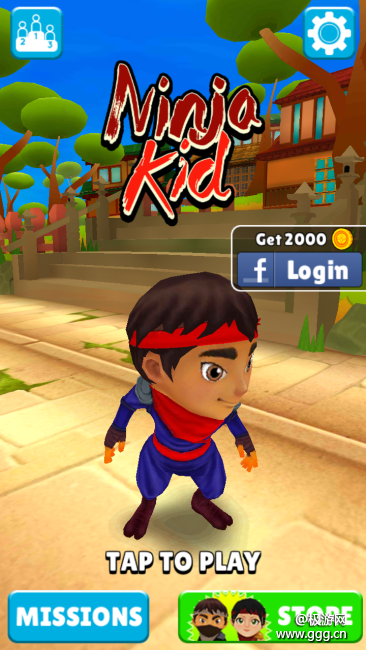 《Ninja Kid Run》：少年你怎么可以长得那么土-极游网