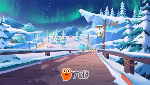 QQ飞车手游：1月18号迎来全新冰雪主题地图，极地冰镇甜蜜登场