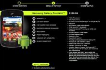 三星入门级Android手机GALAXY Proclaim国外开卖