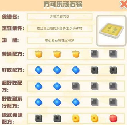 宝可梦大探险方可乐顽石锅图片