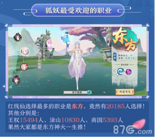 《狐妖小红娘》手游终测 趣味数据大盘点2