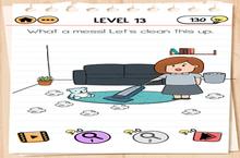 Brain Test 2麦克<em>布莱</em>恩第13关怎么过 清理客厅通关攻略