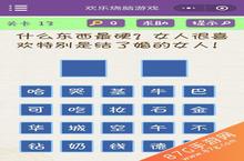 微信欢乐烧脑游戏第13关攻略 什么东西<em>女人</em>最喜欢最硬