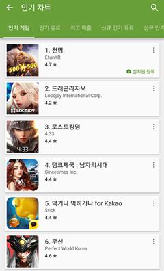 六龙争霸3D韩国排行榜3