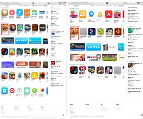 App Store美国、英国首页推荐