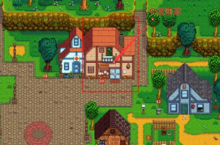 星露谷物语怎么进家门