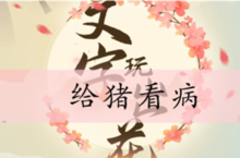 文字玩出花给猪看病怎么过 关卡通关攻略