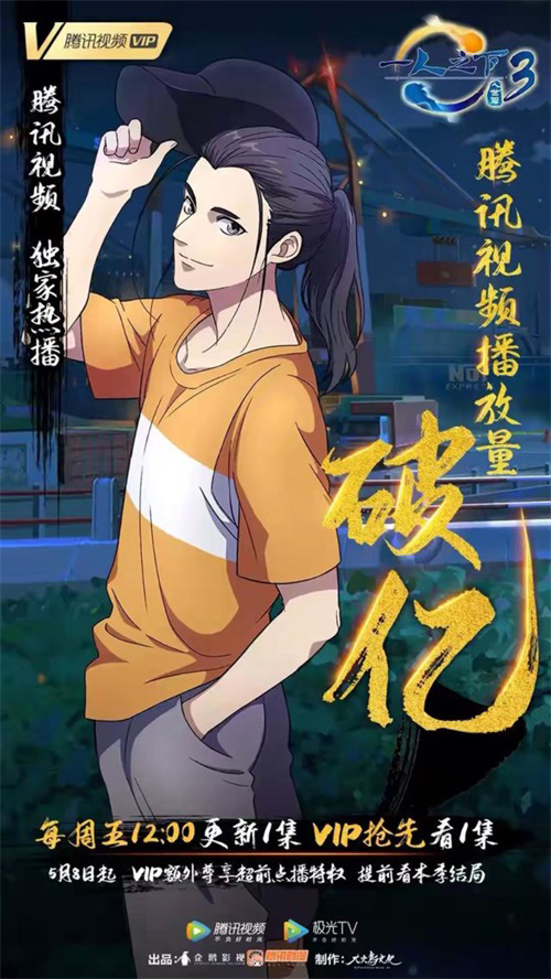 《一人之下》第三季第1集播放量破亿