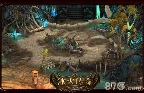 《冰火传奇》激战龙石岛场景截图1