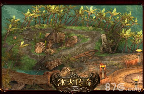 《冰火传奇》激战龙石岛场景截图2