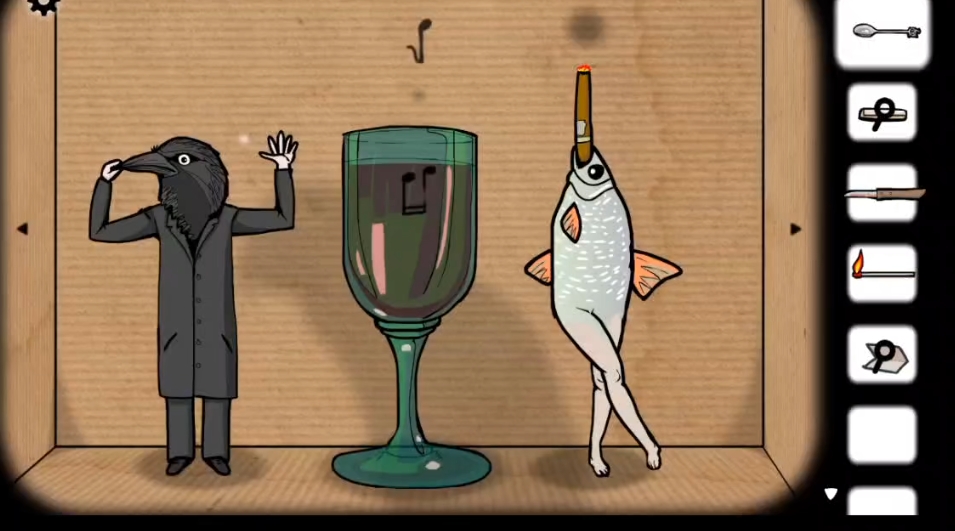 锈湖哈维的盒子酒杯怎么加水