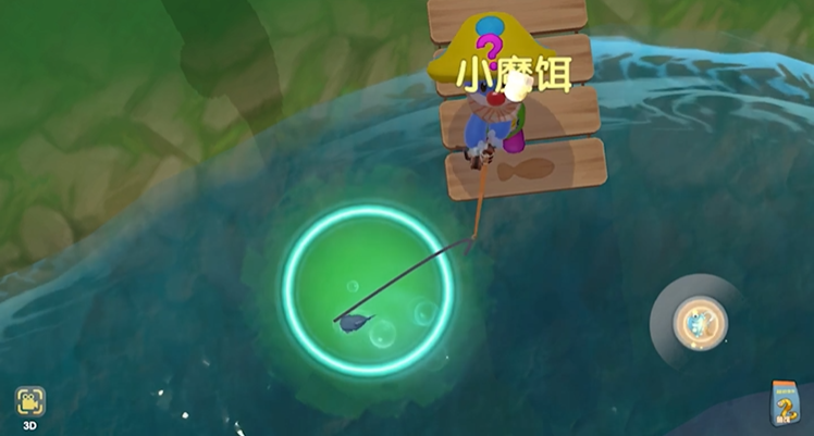 摩尔庄园钓鱼小圈怎么出普通鱼