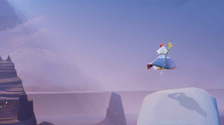 光遇无翼如何飞行晨岛