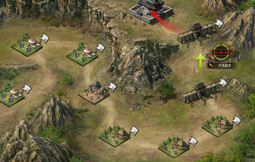 攻城掠地如何在各个地形打材料