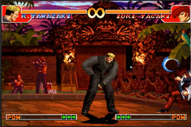 拳皇97龙二怎么跑抓