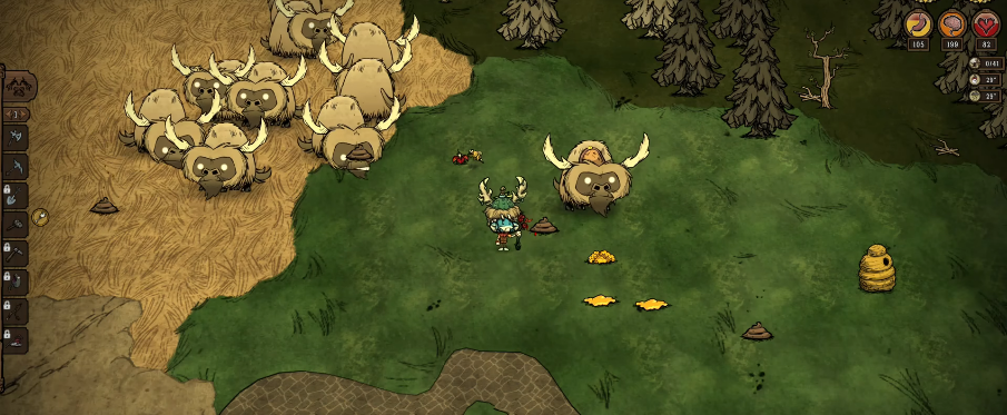 饥荒牛驯服后是永久跟随吗