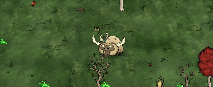 饥荒牛驯服后是永久跟随吗