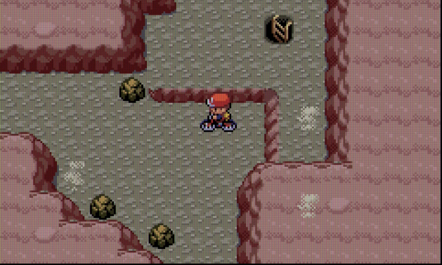 口袋妖怪火红灯火山石头怎么推