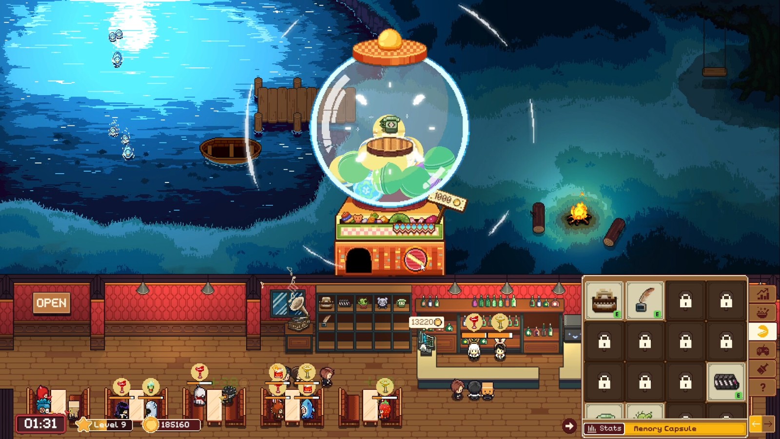 湖畔酒馆测评：运营酒吧装修花园