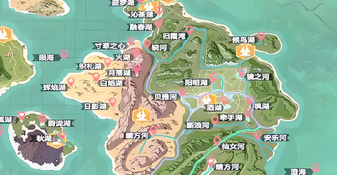 创造与魔法钓鱼地点有哪些
