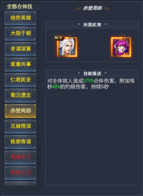 《戳爆三国》合体武将的强弱，基本代表了战斗力的强弱