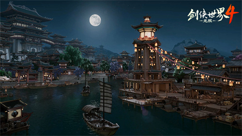 堪比5A景区！西山居《剑侠世界4:无限》唯美国风江湖盛宴