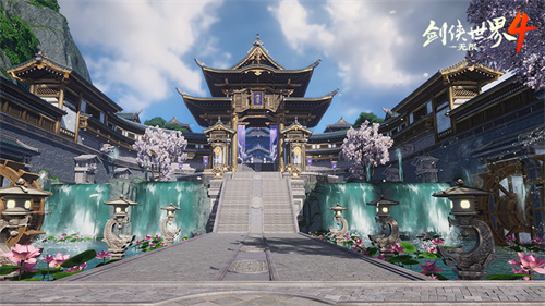 堪比5A景区！西山居《剑侠世界4:无限》唯美国风江湖盛宴