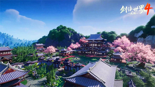 堪比5A景区！西山居《剑侠世界4:无限》唯美国风江湖盛宴