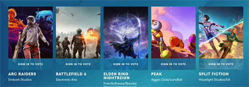 2025年TGA奖项提名公布!《33号远征队》拿到12项提名,或成最大赢家?!