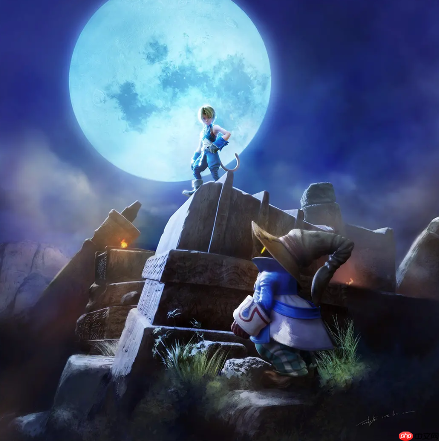 《最终幻想9》角色设计师:25周年艺图来自一代FF早期概念图稿