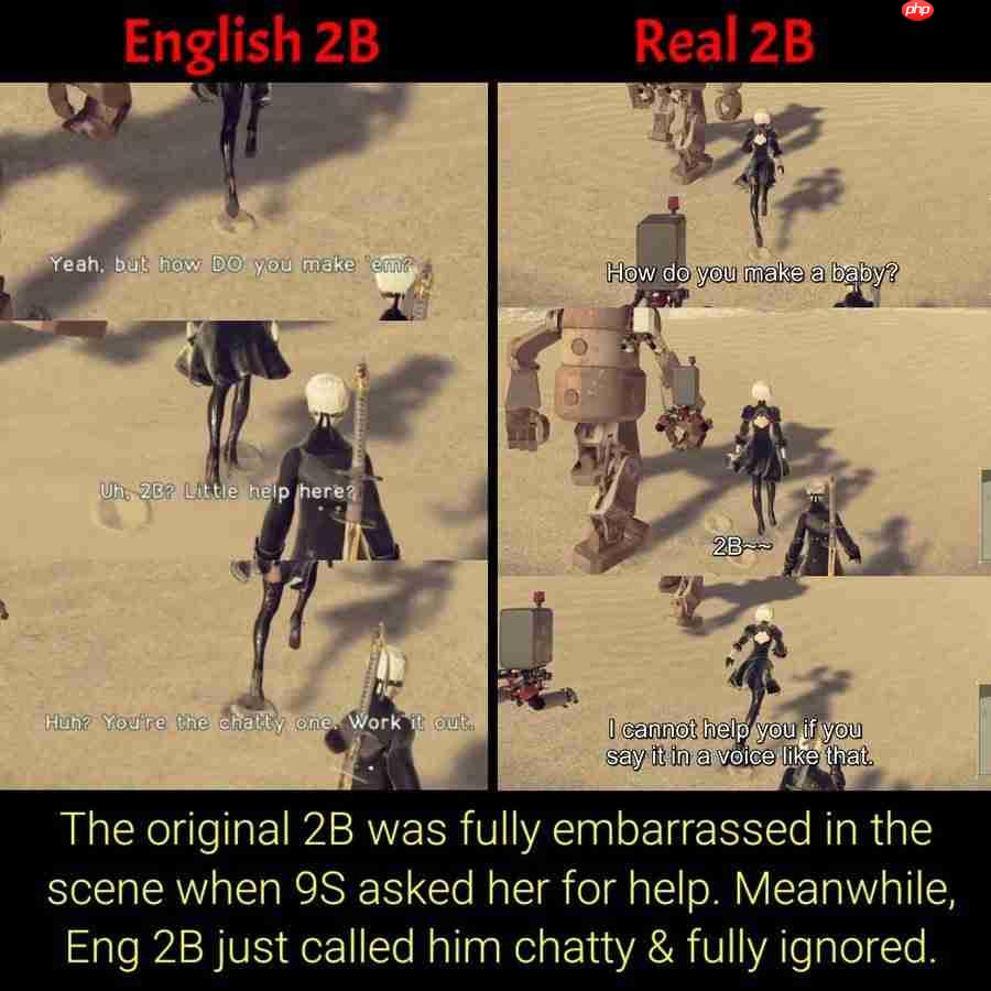 2B性格是如何?《尼尔:机械纪元》日英台词差异引发热议
