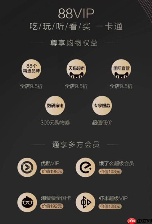 88vip的95折怎么用 淘宝88会员购物折扣使用说明