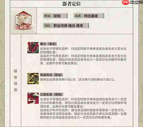 物华弥新联动器者赤壁赋页有什么技能-物华弥新联动器者赤壁赋页技能介绍