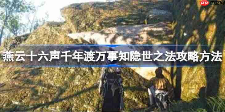 燕云十六声千年渡万事知隐世之法攻略方法-燕云十六声千年渡万事知隐世之法怎么打