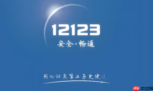 交管12123官网入口怎么查 交管12123网页版登录通道说明