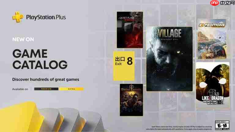 PS Plus 2026年1月阵容正式公布：《生化危机8》《山脊赛车》等