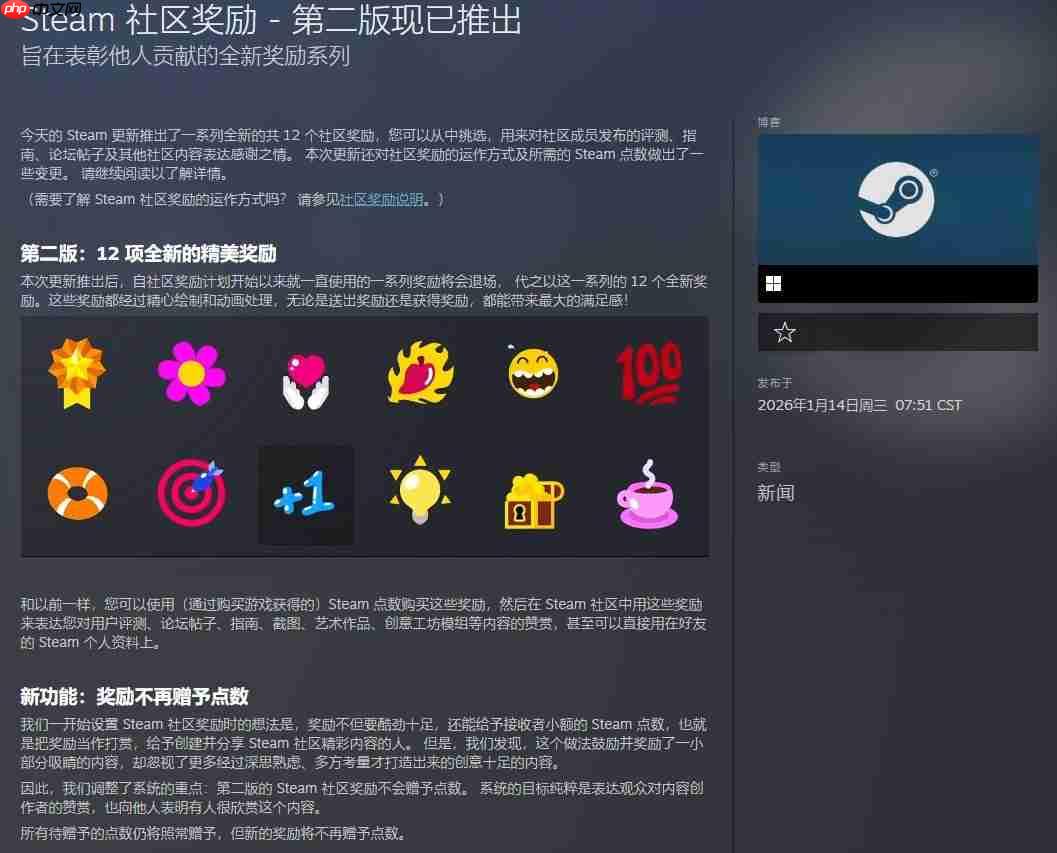 Steam社区取消点数奖励 打击“乐子人”引战内容