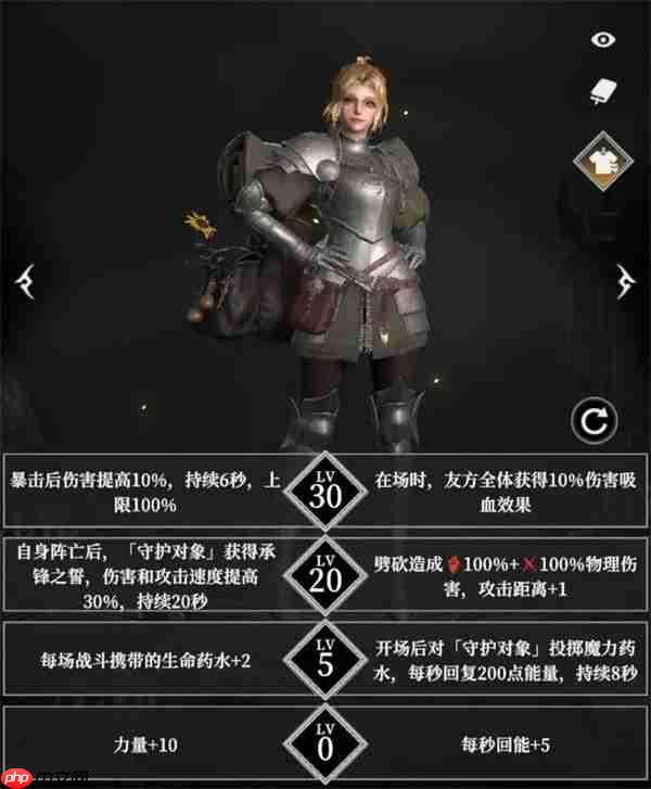 地下城堡4扈从骑士天赋套装推荐