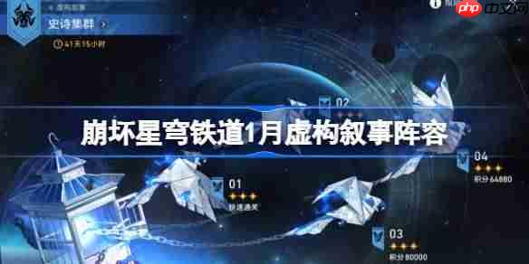 崩坏星穹铁道1月虚构叙事阵容2026-星穹铁道史诗集群虚构阵容怎么搭配