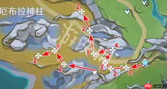 原神冬凌草采集位置-原神冬凌草全收集路线