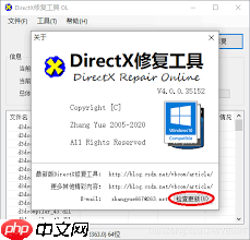 DirectX修复工具怎样检查信息显示驱动程序