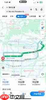 百度地图换乘导航网速慢如何解决