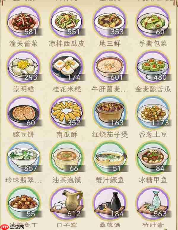 华夏千秋食材种子做菜推荐攻略