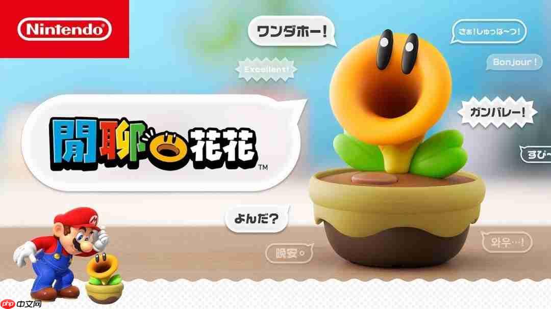 雄蕊痒痒的 《超级马里奥兄弟：惊奇》闲聊花周边预售