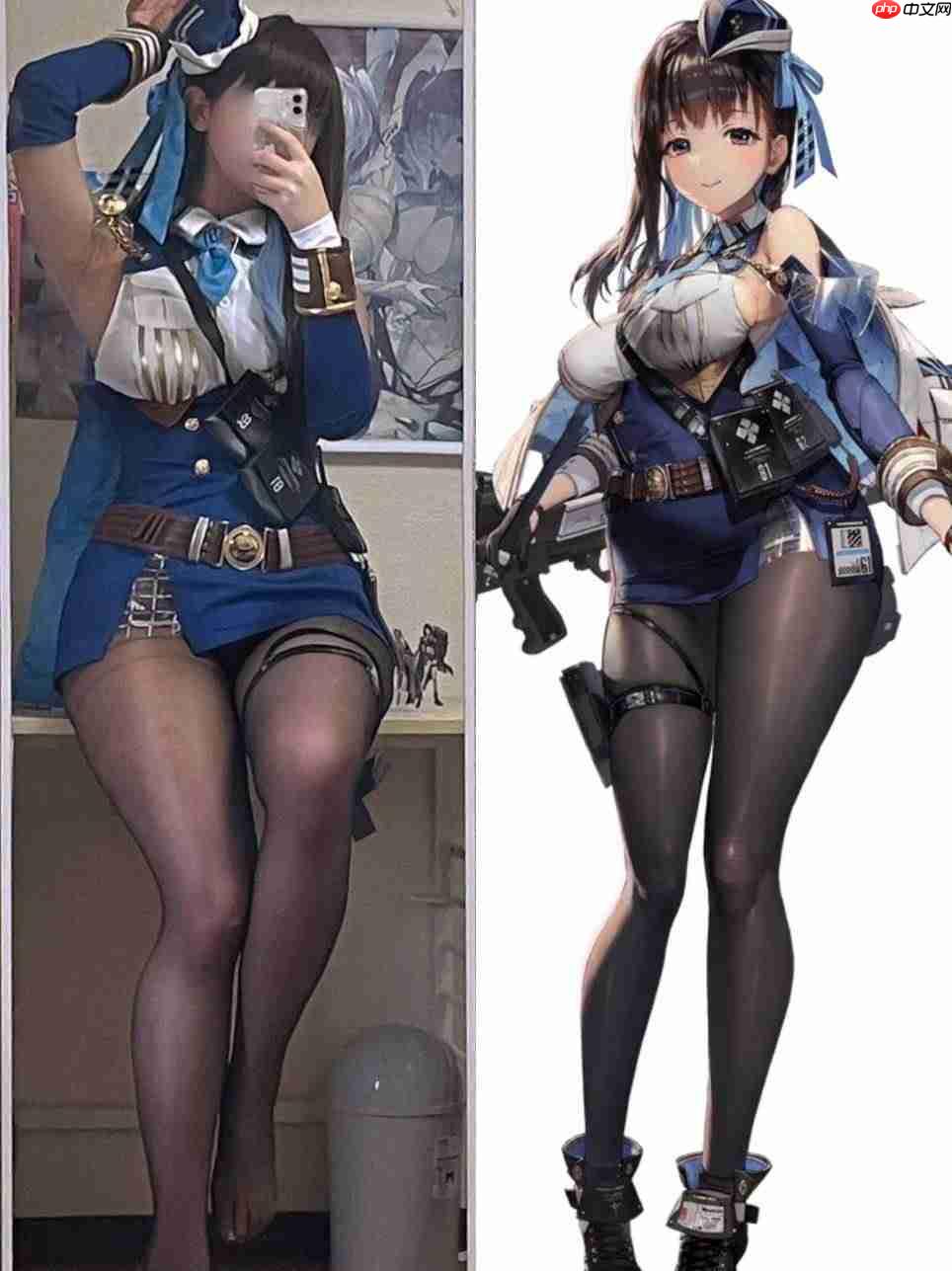 《胜利女神：妮姬》画师Cos 还原自己笔下角色