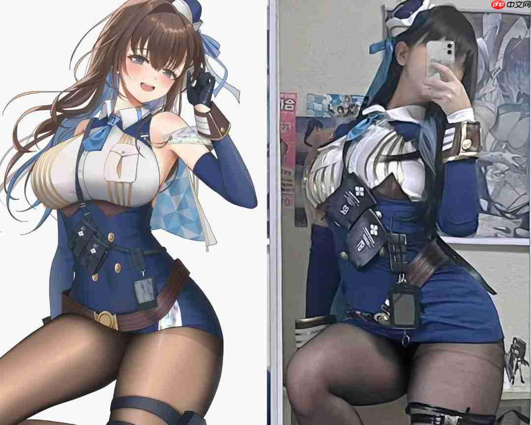 《胜利女神：妮姬》画师Cos 还原自己笔下角色