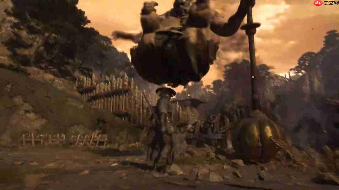 《影之刃零》新实机演示 大战Boss巨锤客万钧