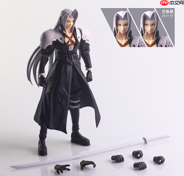 SE公布1997年版FF7萨菲罗斯全新手办 三米长刀迫力重现