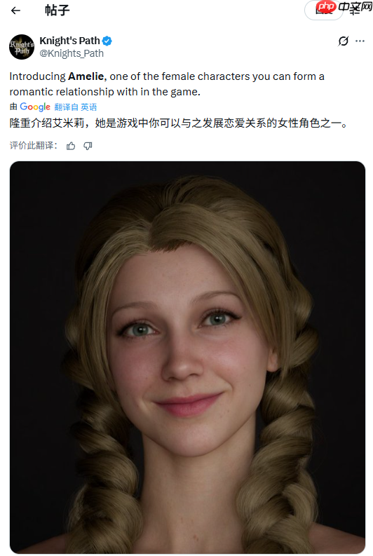 中世纪角色扮演游戏《骑士之路》被特殊群体抵制 只因女角色太美!