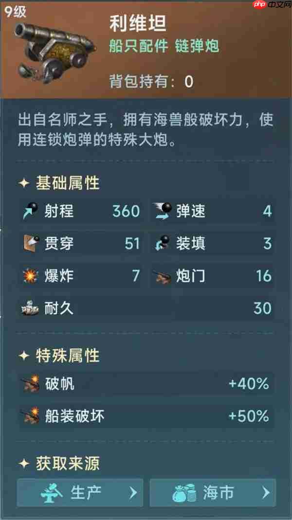 大航海时代传说炮装炼金洗练词缀推荐